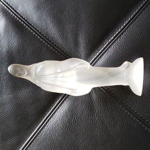 Vintage Fostoria Frosted Virginia Mary statue
